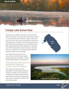2023 Tulaby Lake Action Plan